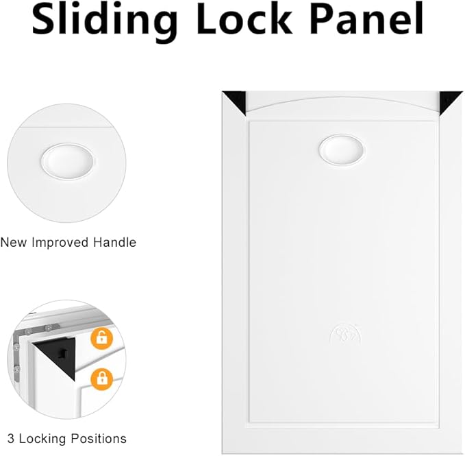 Aluminum Large Dog Door for Extreme Weather, Doggie Door - Image 3