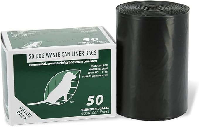 Zero Waste USA - Commercial Grade Dog Waste Station Can Liners -1 Roll of 50 - Image 2