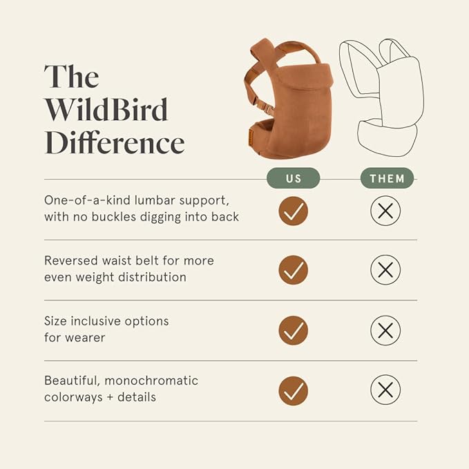 WildBird - Aerial Buckle Carrier - 2-24 Months - Large Acadian - Front or Back - Image 5