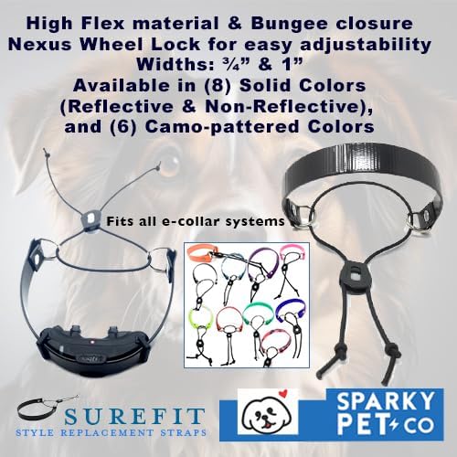 Sparky Pet Co - ECollar Replacement Strap - Bungee Dog Collar - Waterproof - - Image 5