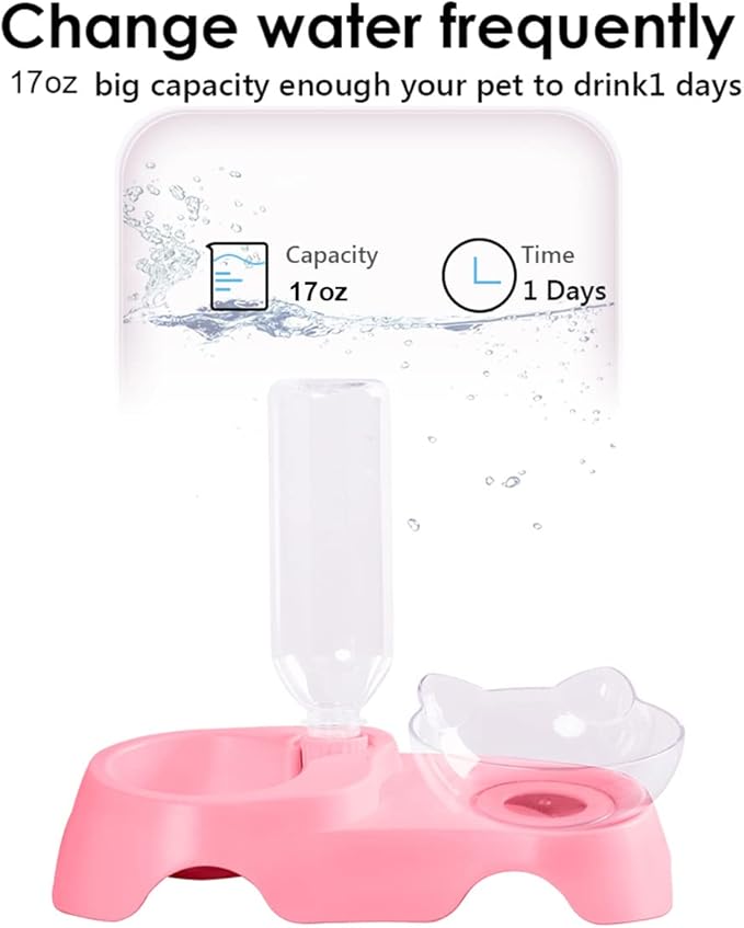 MILIFUN Double Dog Cat Bowls - Image 3
