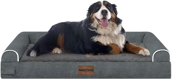 Large Dog Bed Orthopedic Washable: Jumbo Dog Bed Bolster Extra Large Dogs Egg - Image 8