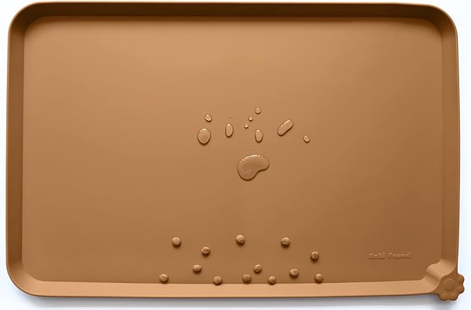 Hoki Found Large Silicone Pet Food Mats Tray by Hoki+Found