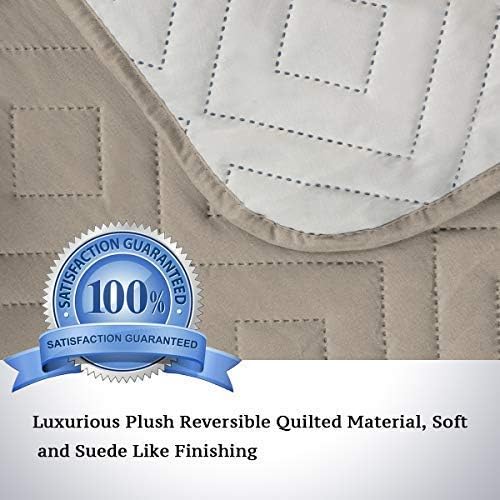 H.VERSAILTEX Reversible Loveseat Cover Furniture Protector Anti-Slip Water - Image 3