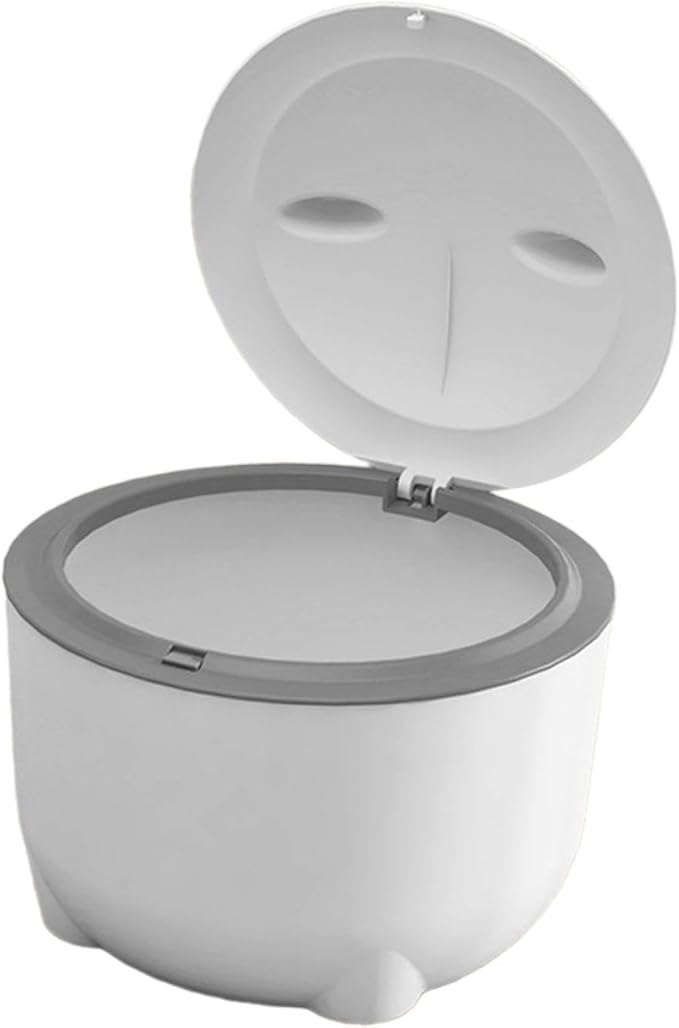 Cat Litter Trash Can with Lid Cat Litter Tray Kitten Potty, Dog Trash Can Cat by Gralara