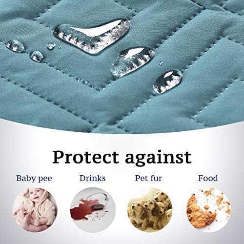 H.VERSAILTEX Reversible Chair Cover Furniture Protector Anti-Slip Couch Cover - Image 3