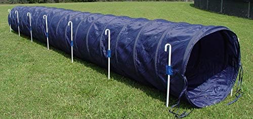 18' Dog Agility Tunnel with Stakes by Unknown
