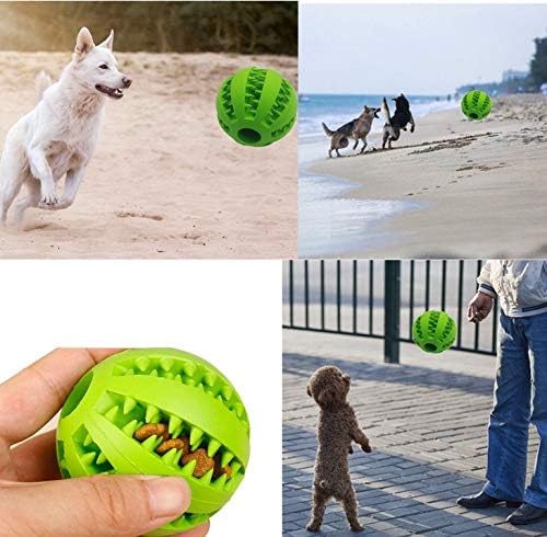 Sunglow 2 Pack Dog Toy Ball，Nontoxic Bite Resistant Teething Toys Balls - Image 6