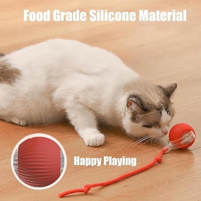 2025 New Electric Dog Ball Toy, 360° Smart Automatic Interactive Rolling Dog - Image 7