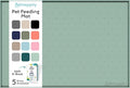 Dog Food Mat - 24x15 Raised Edges Dogs Mat by PETHAPPILY