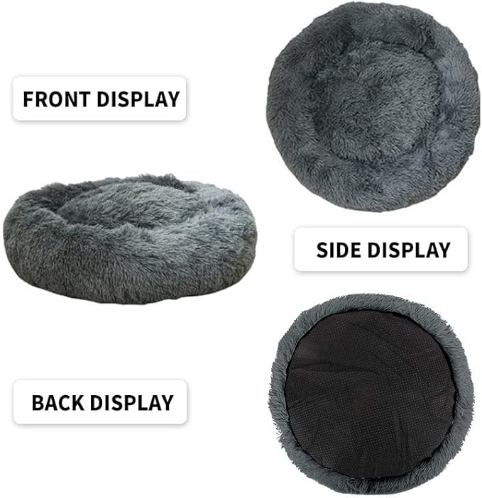 Nisrada Dog Bed for Small Medium Large Dogs, 30 inch Calming Dogs Bed, - Image 4