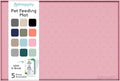 Dog Food Mat - 28x18 Raised Edges Dogs Mat by PETHAPPILY