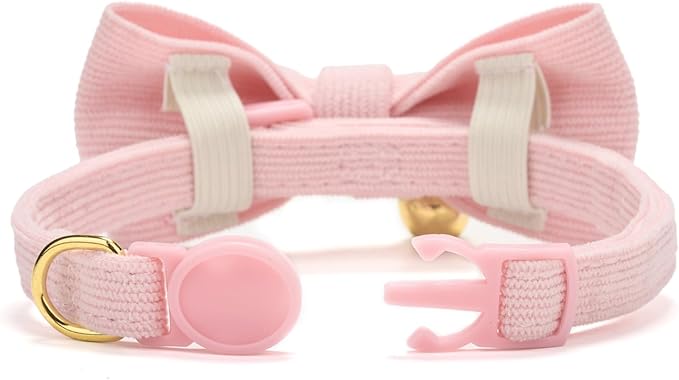 2 Pack Soft Corduroy Cat Collars - Image 7