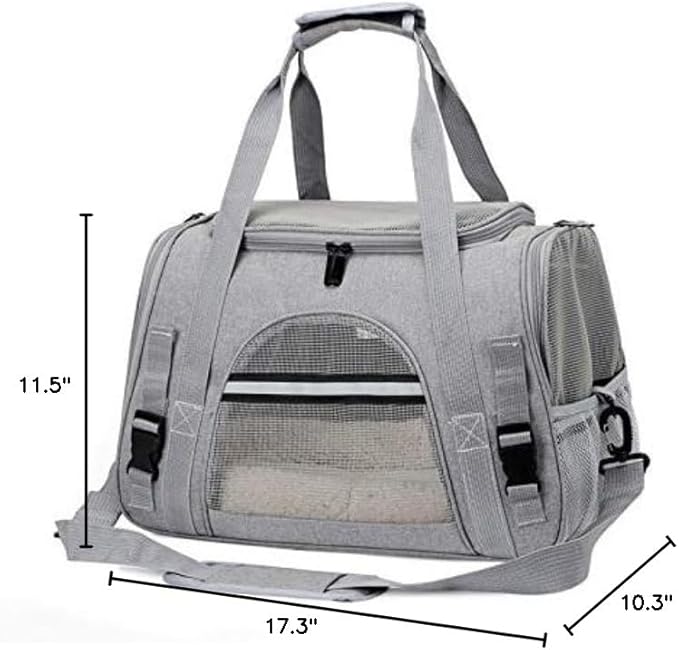 Cat Carriers, Dog Carriers, Pet Carriers – Airline-Approved Soft-Sided Bag - Image 10