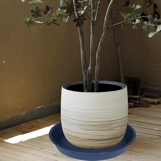 2 Pack of 20 21 inch Plant Saucer Round, Deep Plant Saucers - Image 2