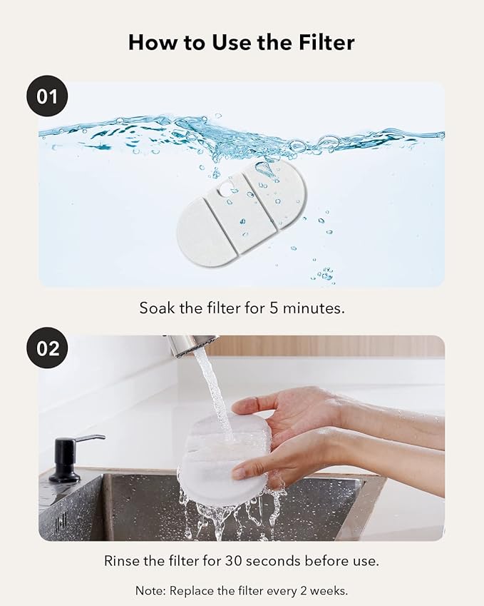 PETLIBRO Pet Water Fountain, Visible Water Level Design, 2.1L Quiet Pet Water - Image 7
