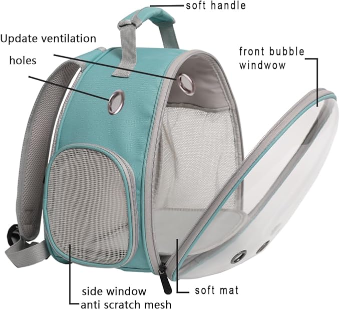 Small Animal Portable Backpack Carrier - Image 2