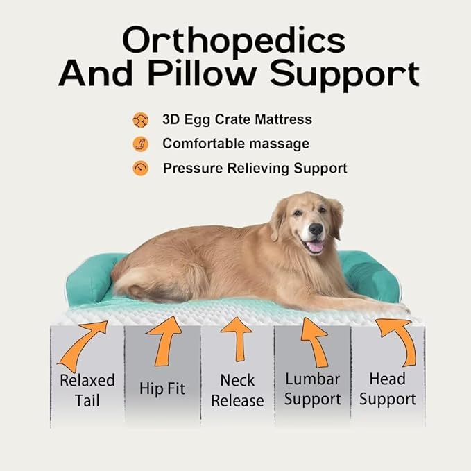 Orthopedic Washable Large Dog Bed, Dog Beds - Image 3