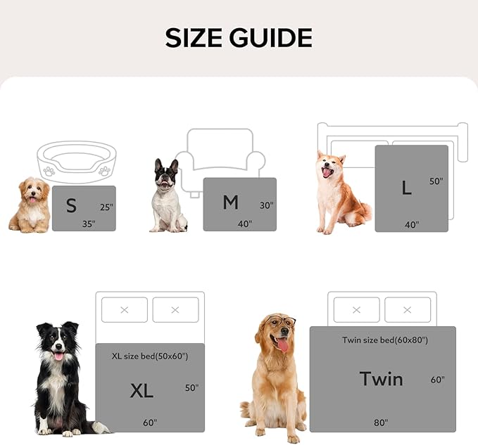 GASUR Waterproof Dog Blankets for Medium Small Dogs, Dog Blanket for Couch Bed - Image 6