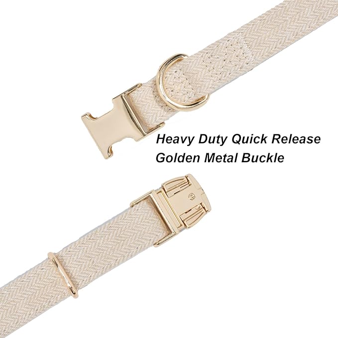 Soft Cotton Hemp Dog Collar - Image 7