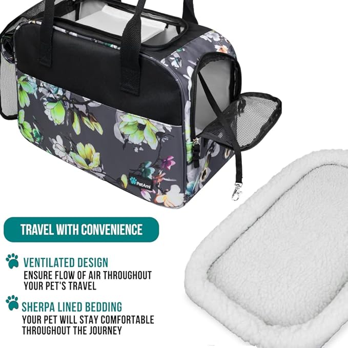 PetAmi Dog Purse Carrier for Small Dogs, Airline Approved Soft Sided Pet Carrier - Image 4