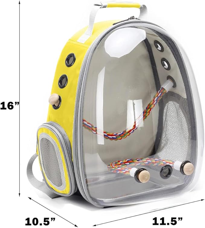 Bird Traval Carrier Cage, Vet Transport School Bag - Image 3