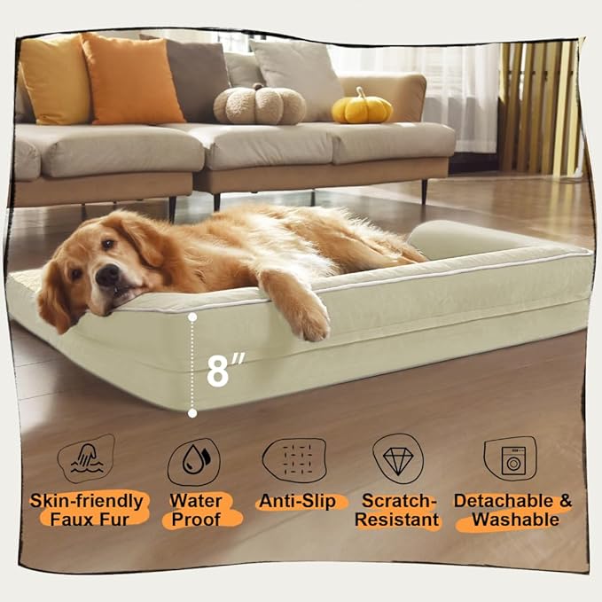 Large Dog Bed Orthopedic Washable - Image 6