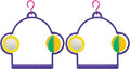 PENN-PLAX Bird Swing with Mirror and Spinner Toy – Attaches to Wire Birdcages – by Penn-Plax
