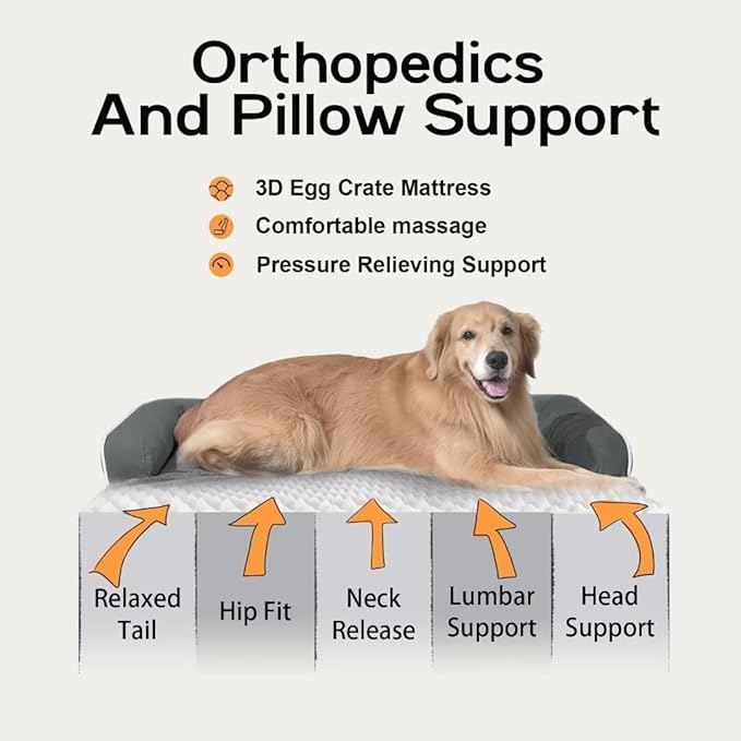 Small Dog Bed Waterproof Orthopedic Dog Beds - Image 3