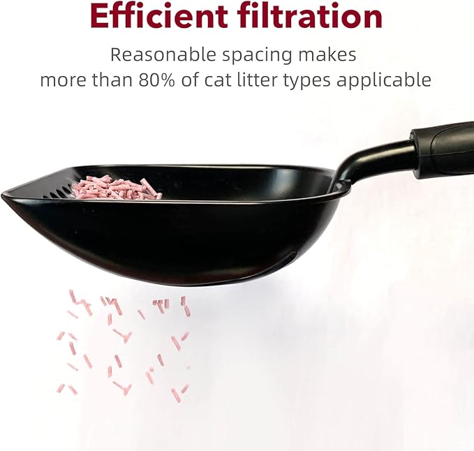 Cat Litter Scoop, Kitty Metal Scooper, Aluminum Alloy Sifter, Kitten Pooper - Image 8