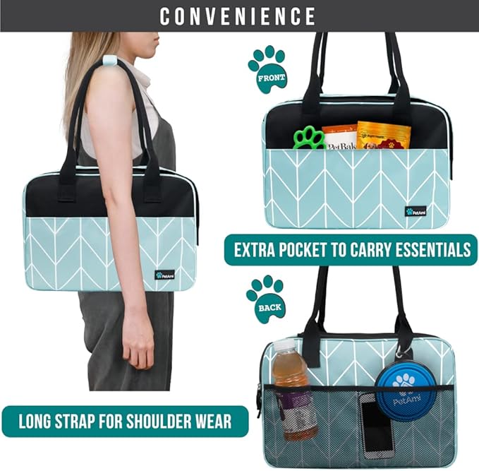 PetAmi Dog Purse Carrier for Small Dogs, Airline Approved Soft Sided Pet Carrier - Image 6