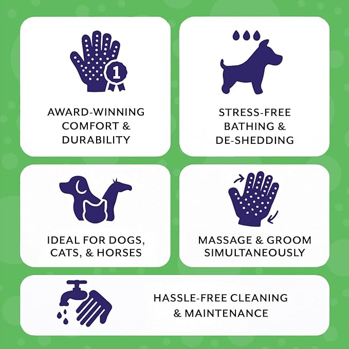 HandsOn Pet Grooming Gloves - Image 7