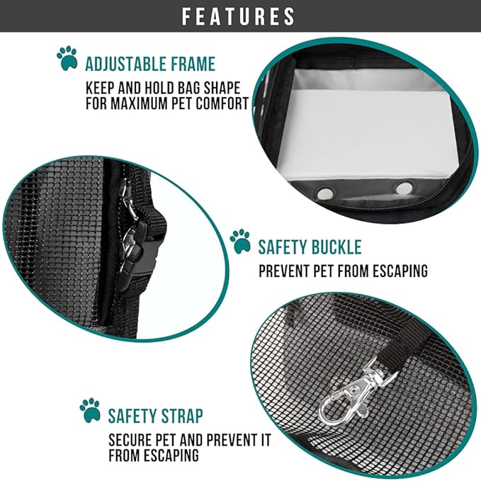 PetAmi Dog Purse Carrier for Small Dogs, Airline Approved Soft Sided Pet Carrier - Image 5