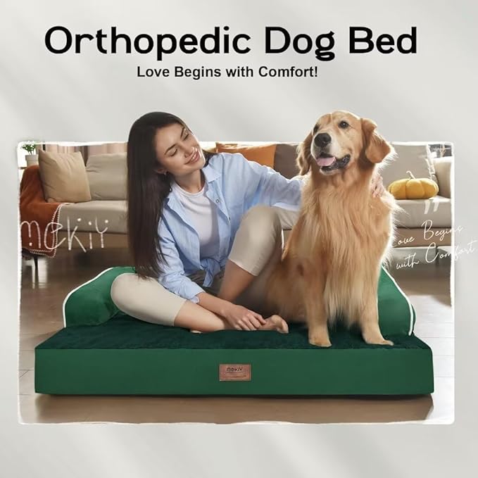 Large Dog Bed Orthopedic Washable: Beds Bolster - Image 7