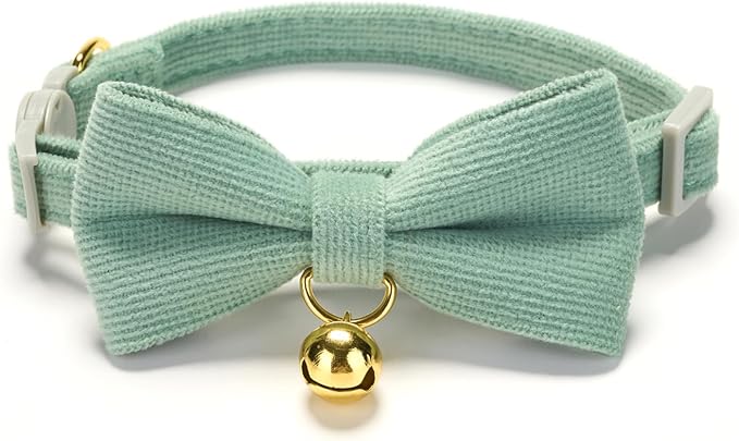 2 Pack Soft Corduroy Cat Collars - Image 3