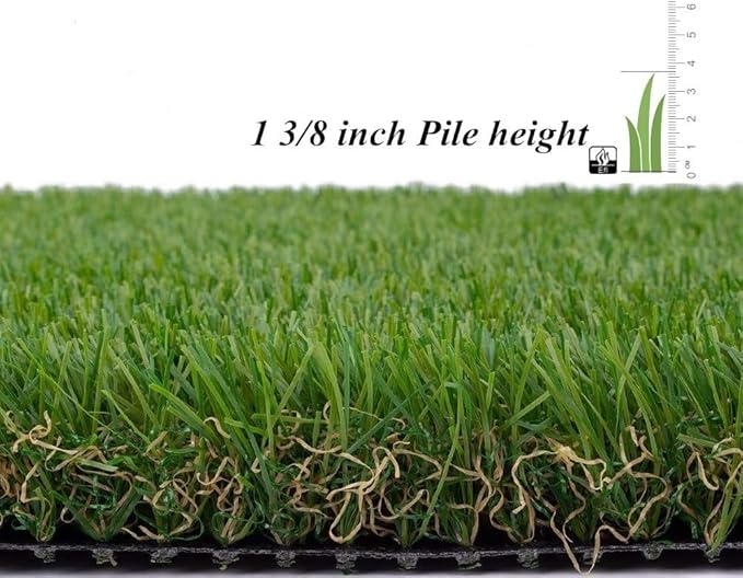 ALTRUISTIC Artificial Grass 4FTX12FT, Realistic Fake Grass Deluxe Turf - Image 2