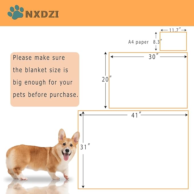 Dog Blankets Washable, 3 Pack Dog Blanket Washable 30" x 20", Fuzzy Soft Pet - Image 4