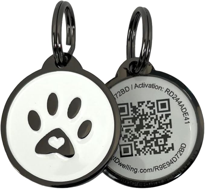 Pet Dwelling QR Pet Tag – Easy Scan Instant Location Alerts, Online Pet Profile by PetDwellingSmartQRPetIDTags