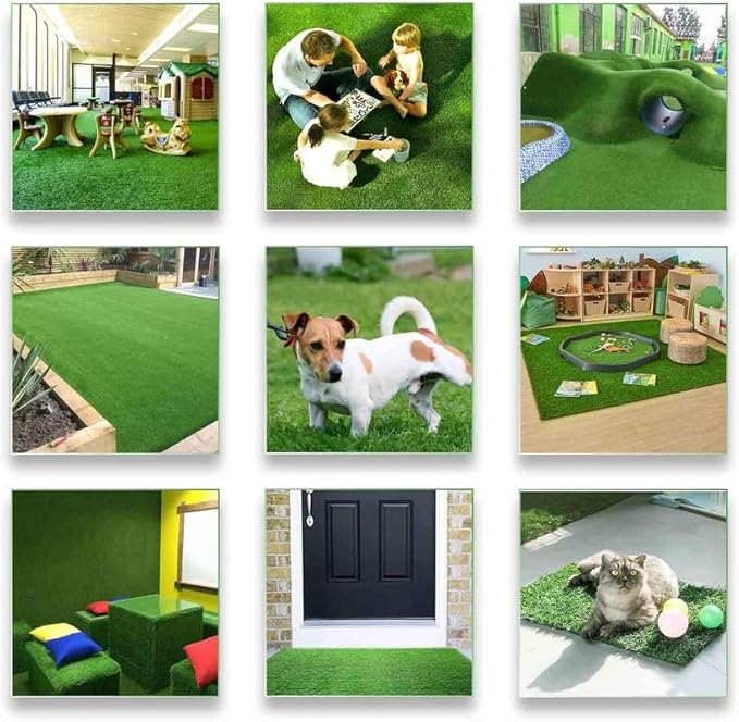 ALTRUISTIC Artificial Grass 2FTX23FT, Realistic Fake Grass Deluxe Turf - Image 6