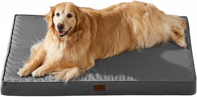 BFPETHOME Outdoor Dog Beds for Large Dogs, Waterproof Dog Bed for Medium by BFPETHOME