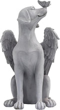 Angel Figurine Memorial Pet Puppy Dog Butterfly Stone Statue by Holiberty
