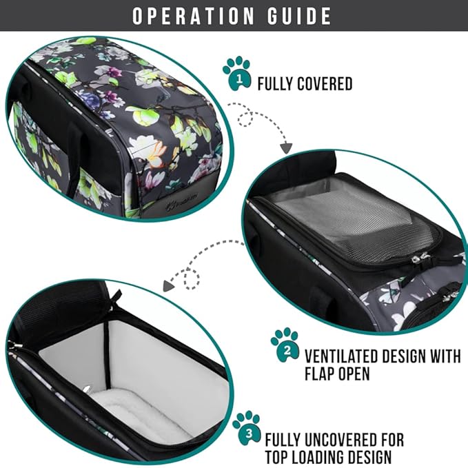 PetAmi Dog Purse Carrier for Small Dogs, Airline Approved Soft Sided Pet Carrier - Image 3