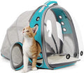 Back Expandable Cat Backpack Carrier, Fit up to 12 lbs, Space Capsule Bubble by halinfer