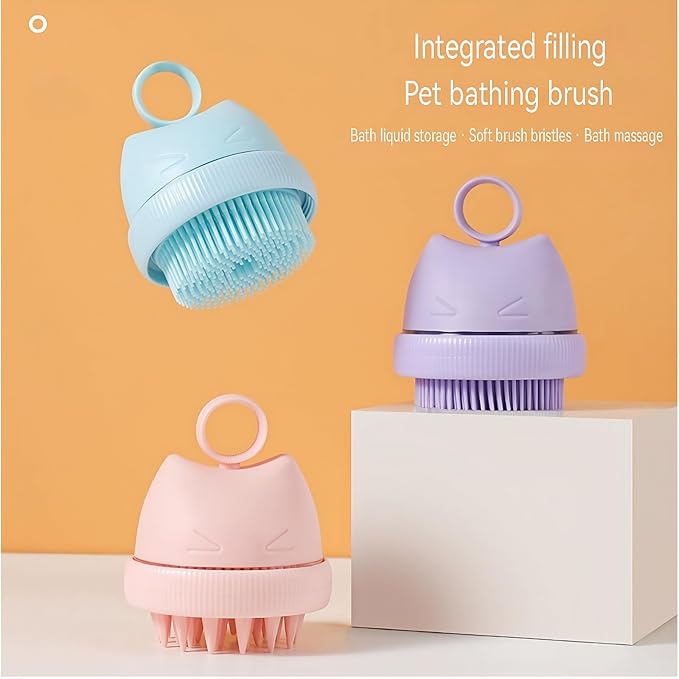 Silicone Cat Bath Brush - Image 8