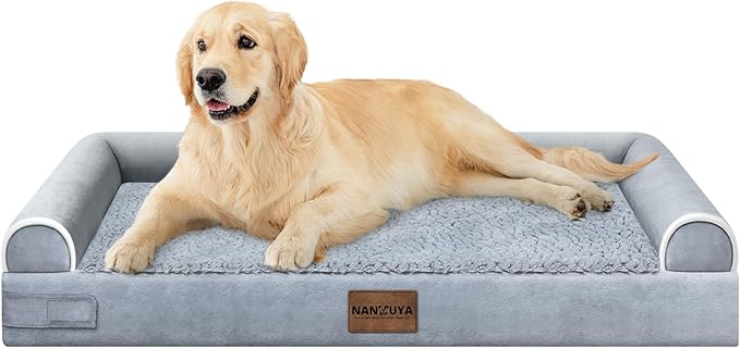 Large Dog Bed Orthopedic Washable: Beds Bolster XL Bed Large Big Dogs Memory by Nanuya