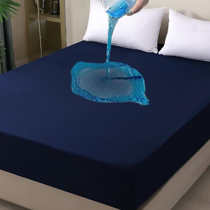 Waterproof Mattress Protector Full, Fitted Sheet Style Breathable Mattress Cover - Image 8