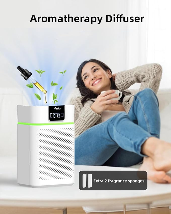 Air Purifier for Home 1800 Ft² Coverage, PM2.5 Monitor & Air Quality Light - Image 8