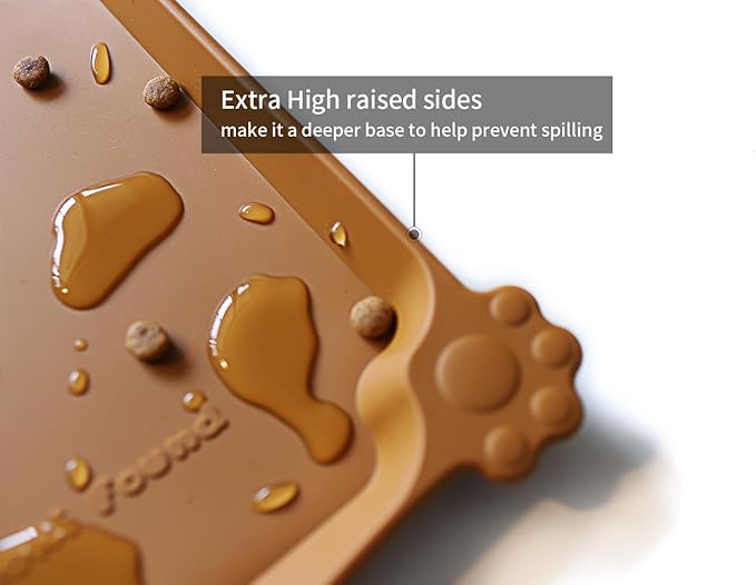 Hoki Found L Silicone Pet Food Mats Tray - Image 2
