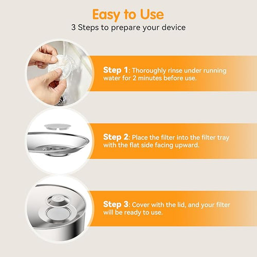 12 Pack Replacement Cat Fountain Filter Compatible - Image 2