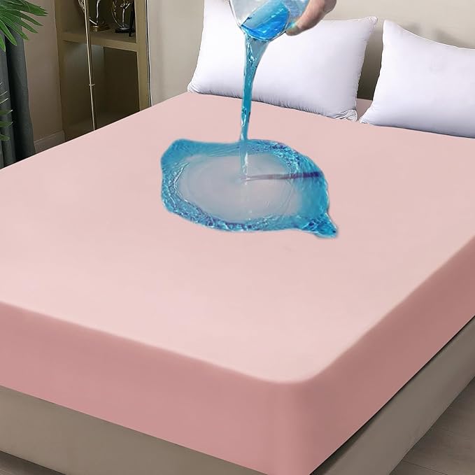 Waterproof Mattress Protector King, Fitted Sheet Style Breathable Mattress Cover - Image 9
